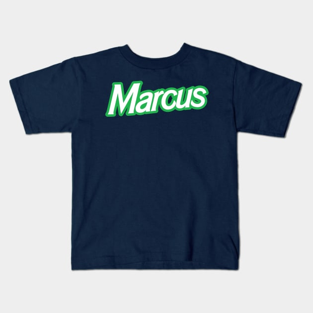 Hi Marcus - Green Kids T-Shirt by Rakes Report